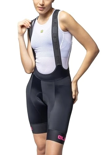 Alé Cycling Women's Pragma Traguardo 2.0 Bib Shorts, Fluo Pink, M - Image 1