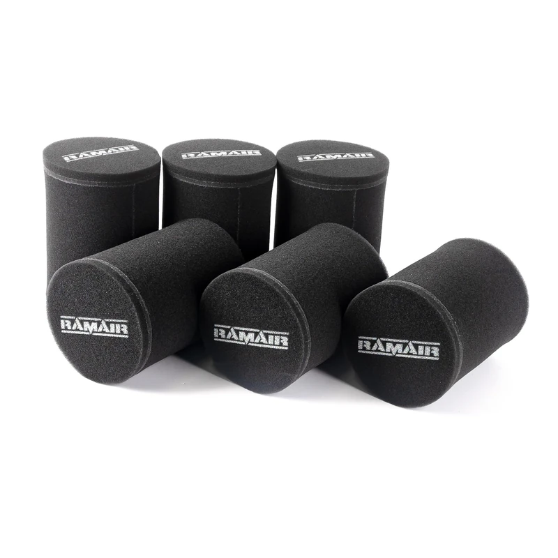 6x 90mm ID Carb Sock Air Filters Fits Weber Dellorto Jenvey