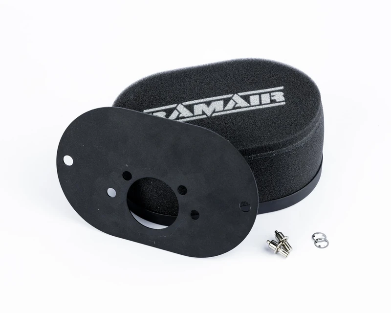 Carburettor Foam Air Filter with Baseplate to fit SU HS6 (Mini Offset) - 25mm