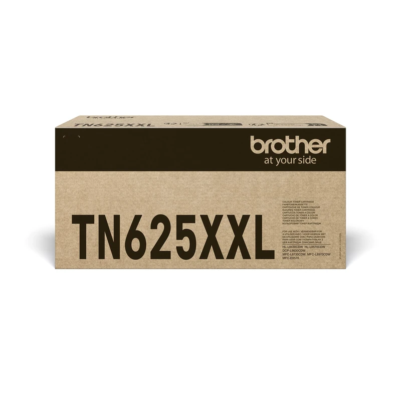 Brother TN625XXLBK Toner Cartridge, Black, Single Pack, up to 7,500 Pages, Includes 1 x Toner Cartridge, Genuine Supplies - Image 1