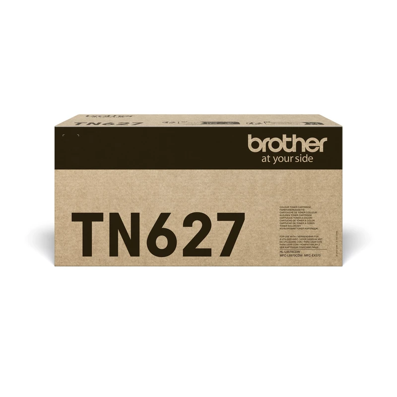 Brother TN627Y Toner Cartridge, Yellow, Single Pack, up to 10,000 Pages, Includes 1 x Toner Cartridge, Genuine Supplies - Image 1