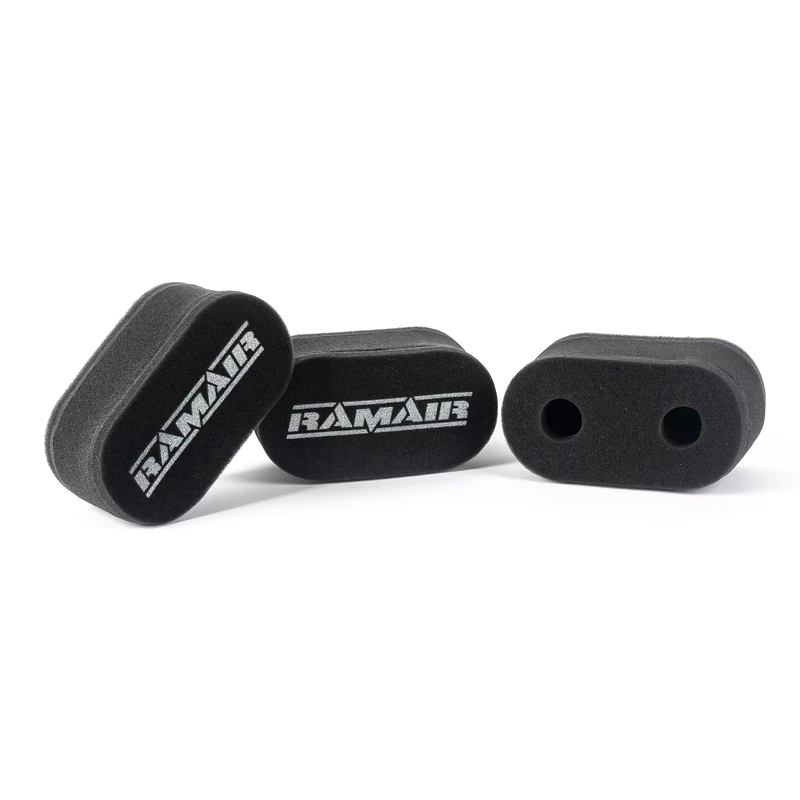 3 x RAMAIR Foam Carb Trumpet Socks Air Filter fits Weber DCOE Dellorto DHLA