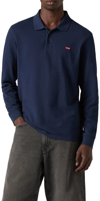 LS Hm Polo Navy Blazer Pique