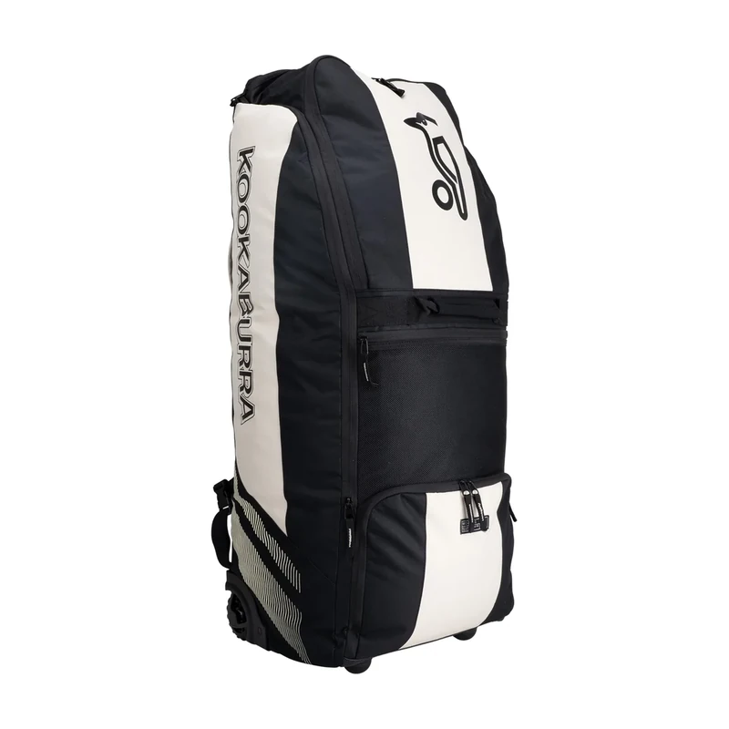 Kookaburra wd2000 Wheelie Duffle Cricket Bag - Black/Bone