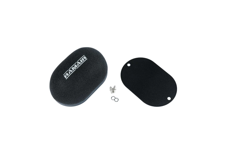 Domed Carb Intake Induction Air Filter & Blank Baseplate 40mm Int Height