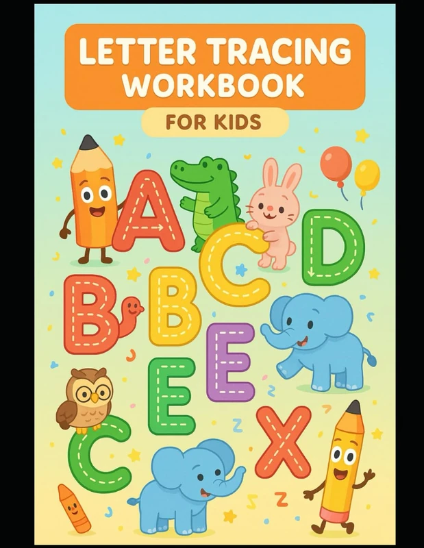 Letter tracing workbook for kids