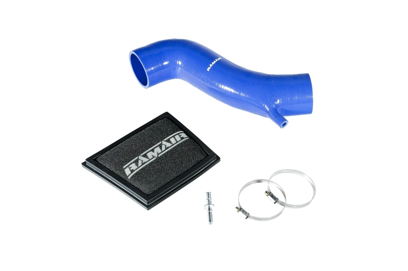 Ramair Foam Direct Panel Air Filter & Intake Hose for MK7 Ford Fiesta ST - Blue