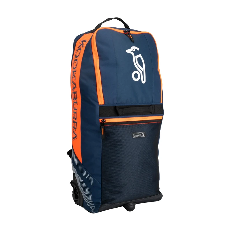 Kookaburra wd6000 Wheelie Duffle Cricket Bag - Navy/Orange