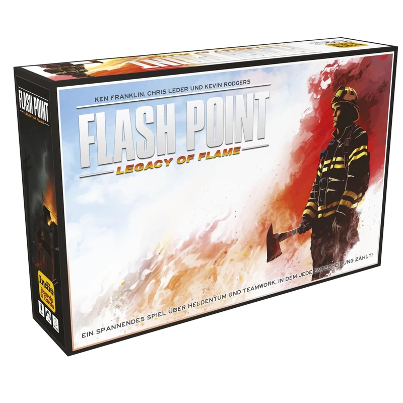 Flash Point: Legacy of Flame - Cooperative Legacy Game with Campaign, 1-4 Players, Ages 10+, Approx. 45-90 Minutes per Episode, German