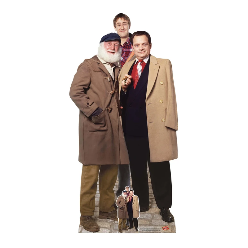 Star Cutouts SC4804 Albert, Rodney and Del Boy – 191cm Lifesize Cardboard Cutout | Official Only Fools and Horses Merchandise – Great Fan Display & Event Prop - Image 1