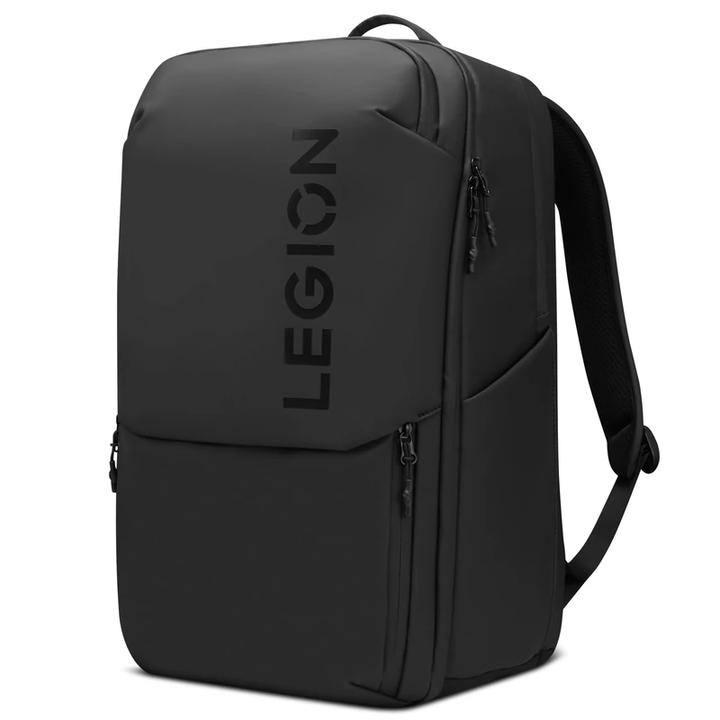 Lenovo - Legion Gaming Backpack 17" GB800 (Water Resistant, Capacity Up to 21 Litres, 180° Opening, Pockets for Computer, Tablet, Water Bottles, Ergonomic Straps) - Black