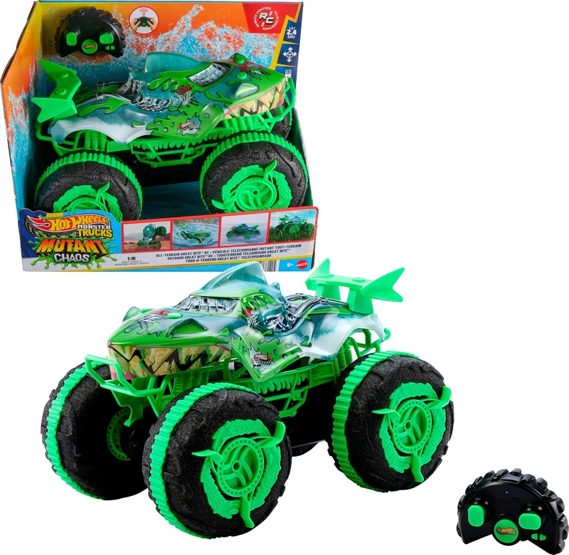 Hot Wheels Monster Trucks All-Terrain Great Bite RC