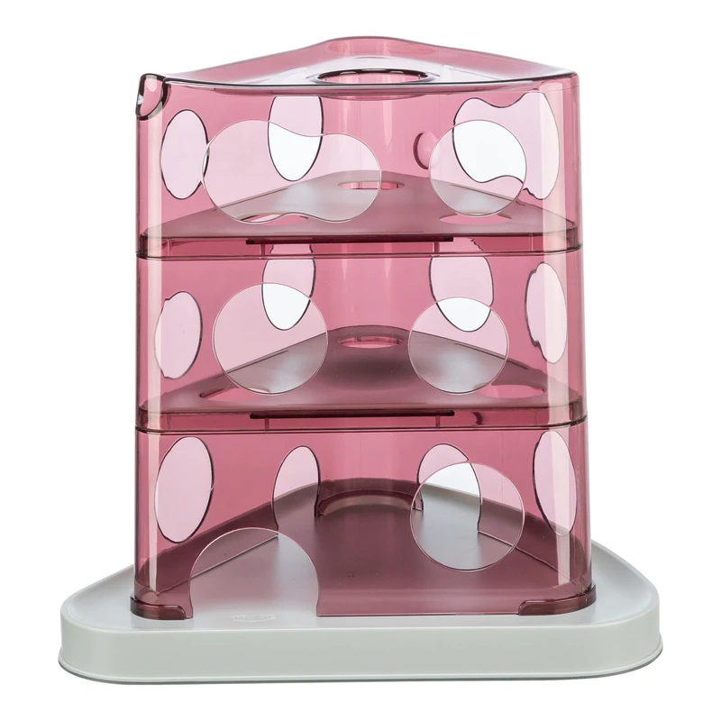 Trixie Cheese Tower Interactive Cat Toy, Enrichment Toys for Indoor Cats, Treat Puzzle Interactive Play and Mental Stimulation - Image 1