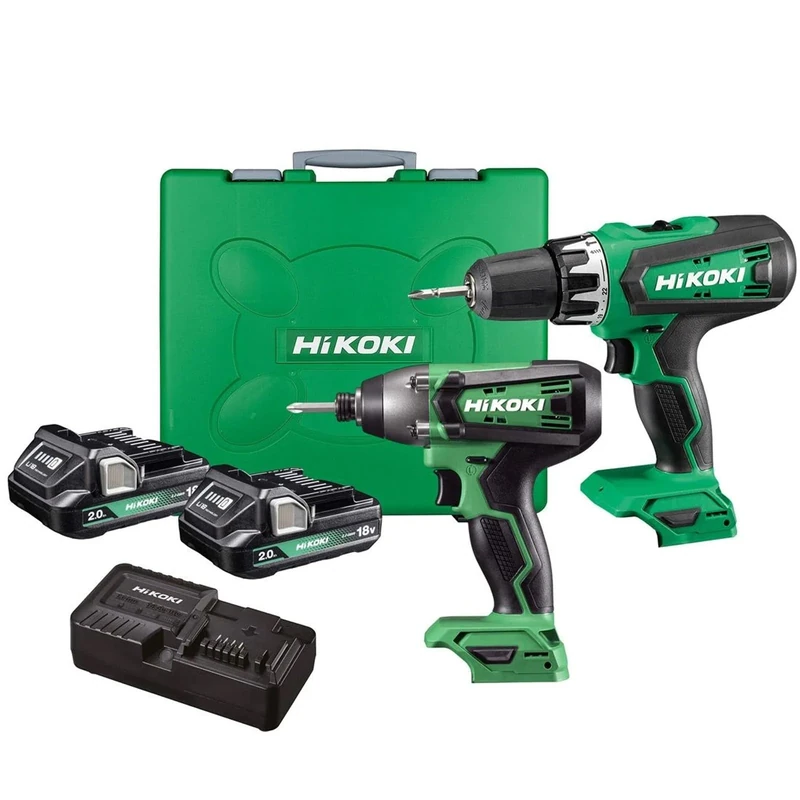 HIKOKI KC18DFXJAZ Twin Pack 18V 2 x 2.0Ah Li-ion