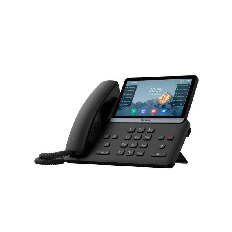 Yealink SIP-T77U IP Phone, 7" Colour Touchscreen, 16 SIP accounts, Gigabit Ethernet, HD audio