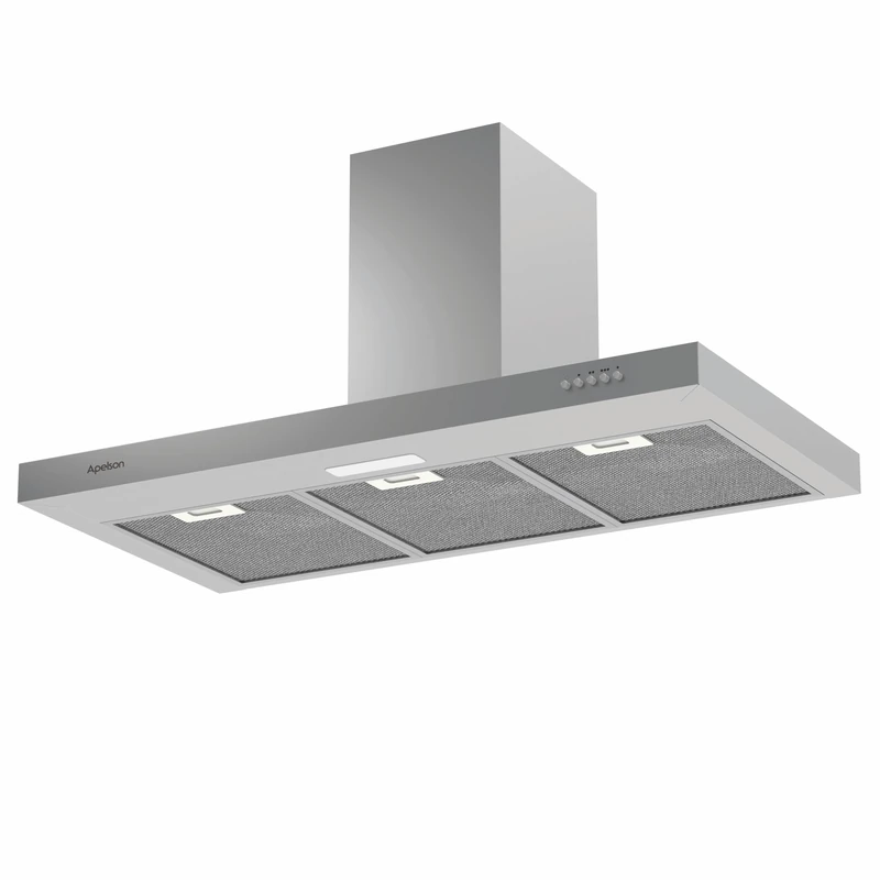 Apelson Cooker hood TALIA 901 X/A 3 Levels Extraction Mechanical Control Capacity 299 m3/h Silent 61 dB LED Easy Installation Stainless Steel Grey