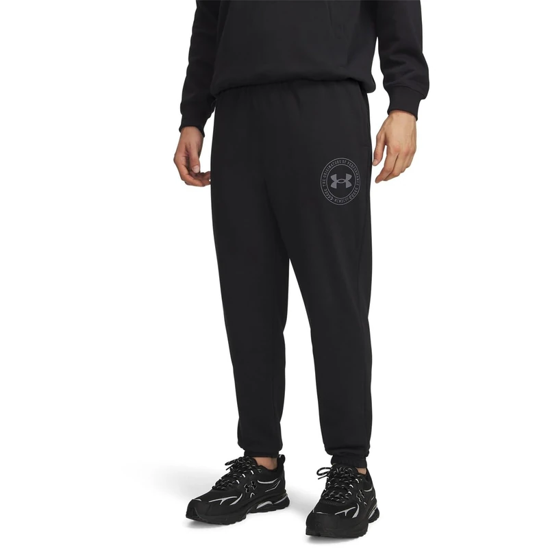 Under Armour Mens Rival Lightweight Graphic Jogger Black M