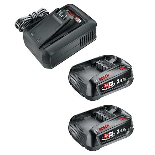 GARDENA Starter Kit P4A QC AL18V 44 + 2x 2.5 Ah Batteries and Chargers: Part of the POWER FOR ALL Series, Consistent Performance, Fast Charge, Charge Status Indicator (14914-20)