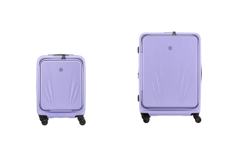 Wenger Skyon 2 Piece Hard-Shell Suitcase Set, Carry-On + L, Expandable