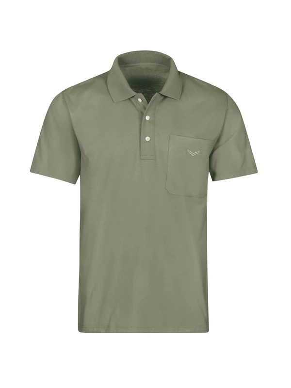 trigema Men's Single Jersey Polo Shirt