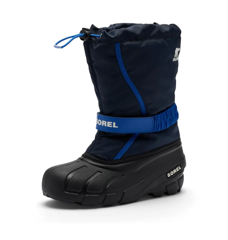 Sorel Big Kids Unisex Big Kids Flurry Boot, Snow Boots, Collegiate Navy/Azul, 7Y Regular