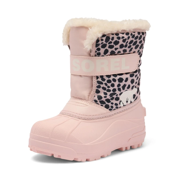 Sorel Little Kids Unisex Little Kids Snow Commander, Snow Boots, Pink Salt/Pink Salt, 1Y Regular