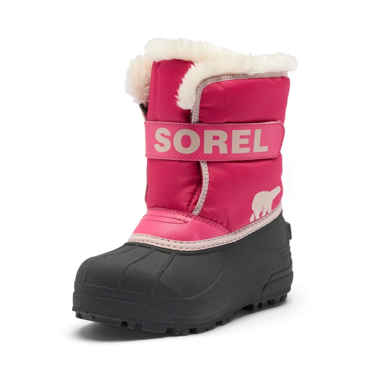 Sorel Toddler Unisex Little Kids Snow Commander, Snow Boots, Ultra Pink/Pink Salt, 6C Regular