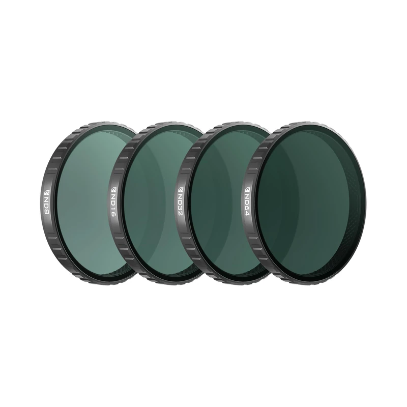 Freewell ND8, ND16, ND32, ND64 Standard Day Filter Set for DJI Osmo Action 6 – Essential for Daylight Filming