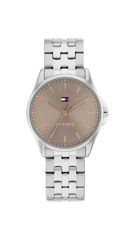 Tommy Hilfiger Three Hand Quartz Movement Watch for Women with Silver Stainless Steel Bracelet - 1782801