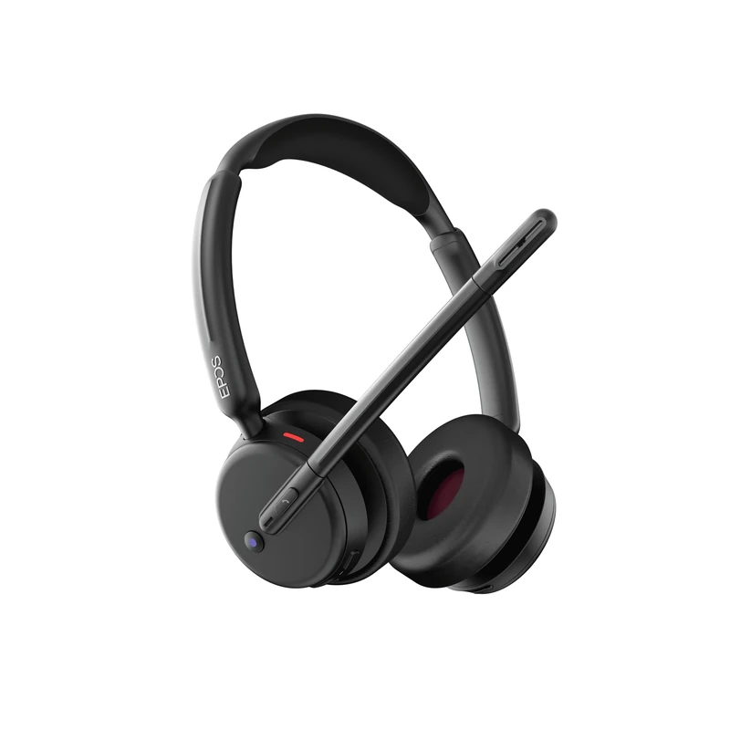 EPOS IMPACT 500 ANC Wireless Headset – Teams Certified with USB-C & USB-A Connectivity – Advanced Bluetooth Audio for Smarter, Distraction-Free Work
