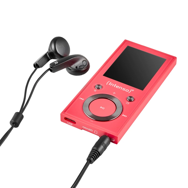 Intenso Video Scooter BT MP3 Player - 64GB, Bluetooth 5.0, Pink