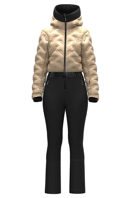 rh+ Women's Amyris II Ski Suit, Sand Shiny, L