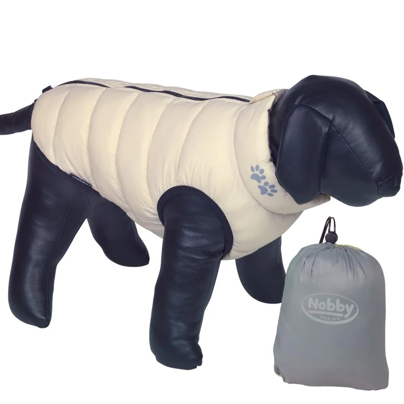 Nobby Dog Coat Light Beige/Grey 40 cm