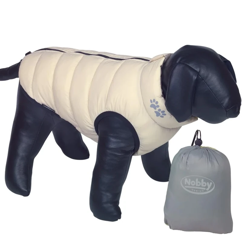 Nobby Dog Coat Light Beige/Grey 44 cm