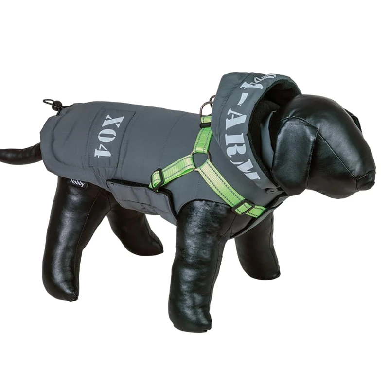 Nobby XO4 2-in-1 Dog Coat 26 cm Grey