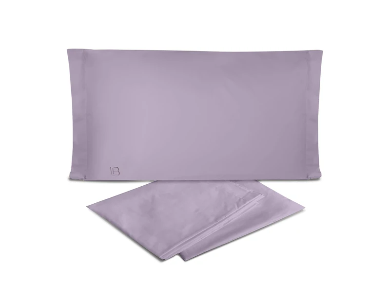 hermet Laura Biagiotti Plain 100% Cotton Percale Double Bed Sheet Set, 4-Piece Set, Top Sheet + Fitted Sheet + 2 Pillowcases