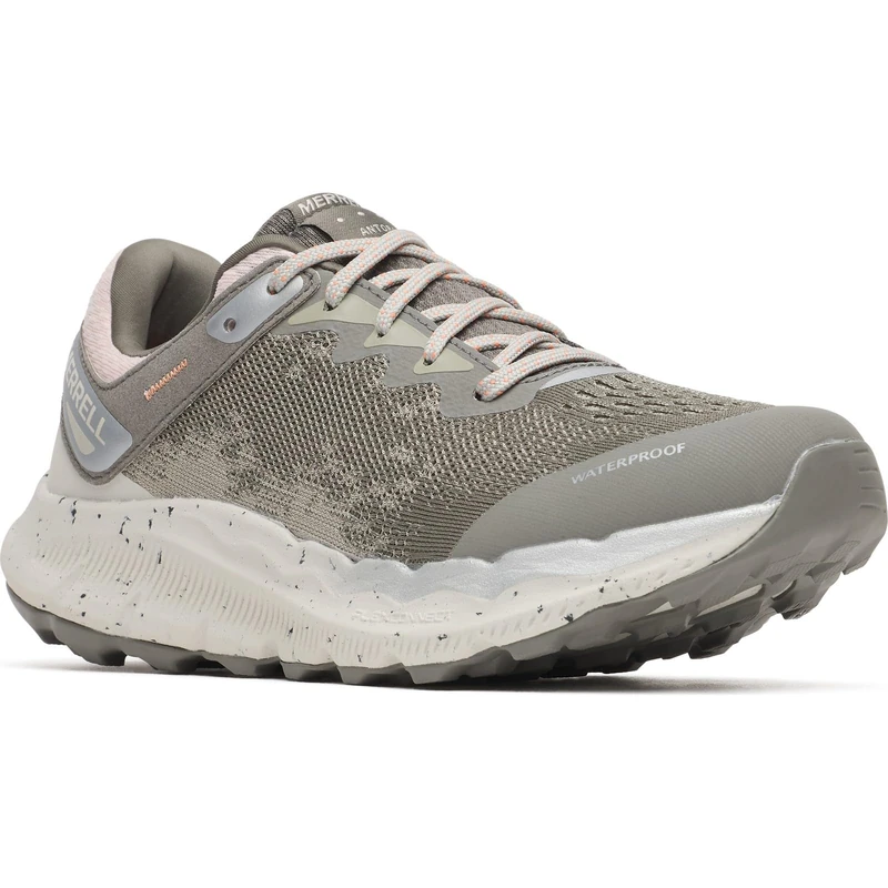 Merrell Women's Antora 4 Waterproof Trail Running Shoe, Talus, 4 UK