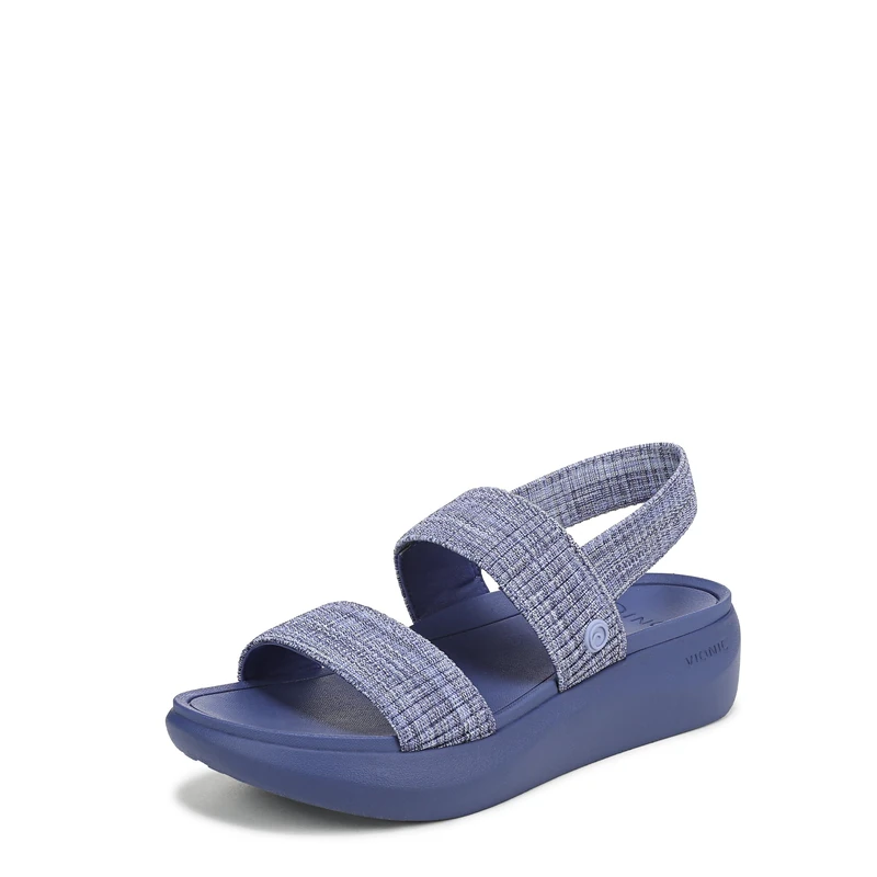 Vionic Women's Sky Flat Sandals, Marlin Blue Gore, Medium Fit, UK 5.5