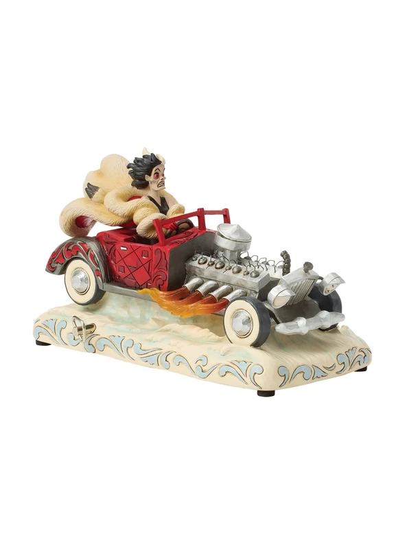 Disney Traditions Cruella Car Scene Musical Figurine - Image 1