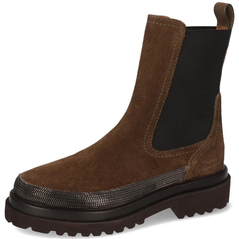 Melvin & Hamilton Leonie 27 Women's Ankle Boots, khaki, 2/2.5 UK