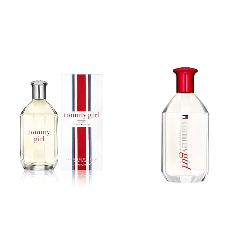 Tommy Hilfiger Coffret Femme – Tommy Girl 100 ml + Tommy Girl Forever 100 ml – Eau de Toilette florale et fruitée – Élégance des années 90