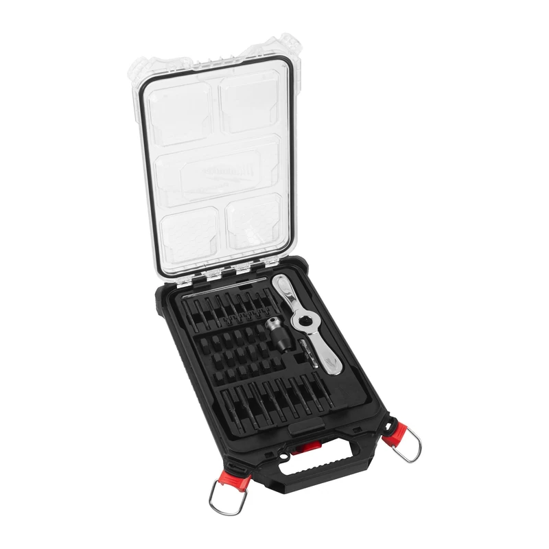 Milwaukee 4932498721 Packout Metric Tap & Die Set with Hex-LOK™ 2-in-1 Handle (38 Pieces)
