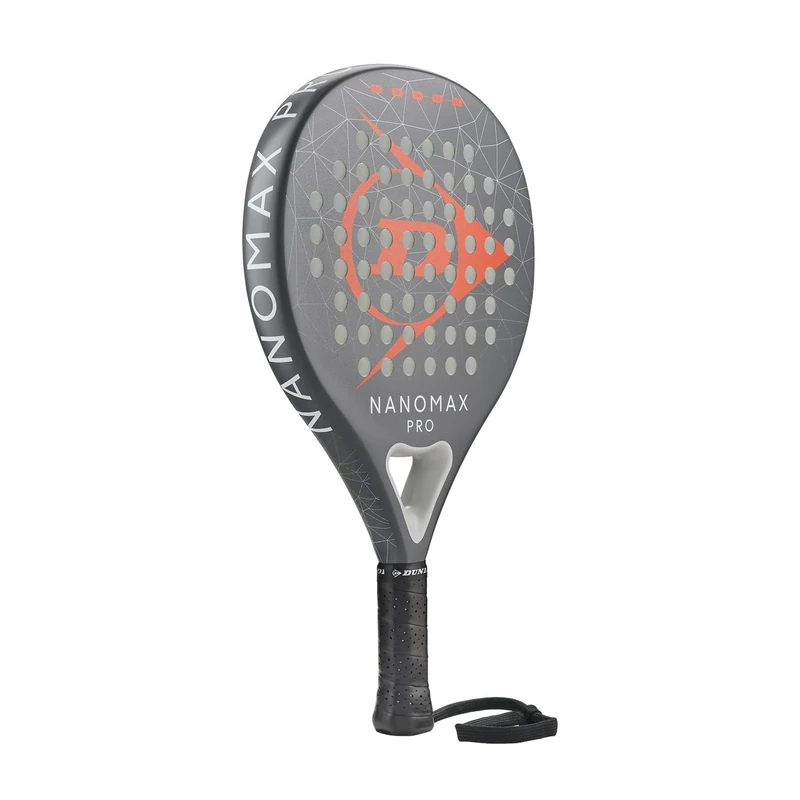 DUNLOP Padel Bat Nanomax Pro – Hybrid Shape Graphite Frame – Medium Balance Pro EVA Core – For Regular/Advanced Players