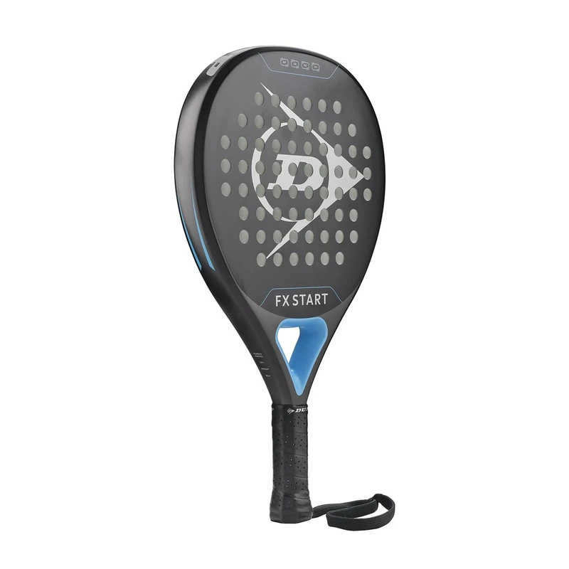 DUNLOP Padel Bat FX Start – Hybrid Shape Graphite Frame – Medium Balance Pro EVA Core – For Beginners