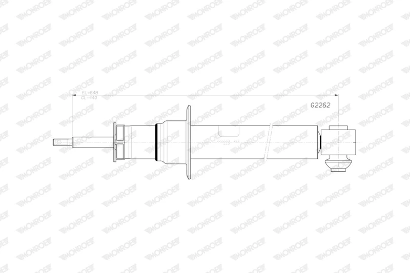 MONROE Shock Absorber | G2262 | OE-Matching Quality | Smooth Ride & Control | Pack of 1