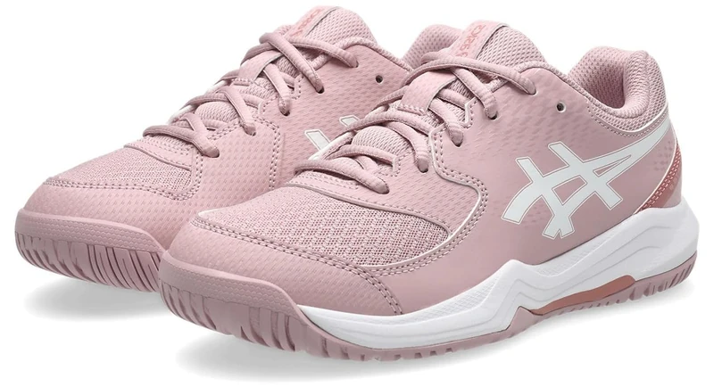 ASICS Boys Gel-Dedicate 8 Gs Sneaker, Morganite White, 4.5 UK - Image 1