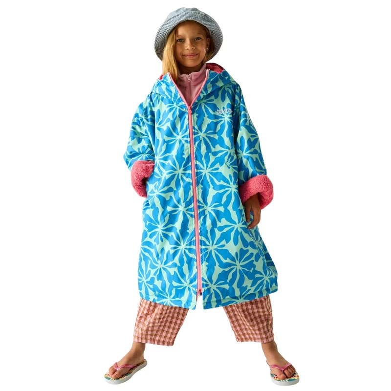 Regatta Unisex Kid Waterproof Changing Robe Oversized Fleece Lined Windproof