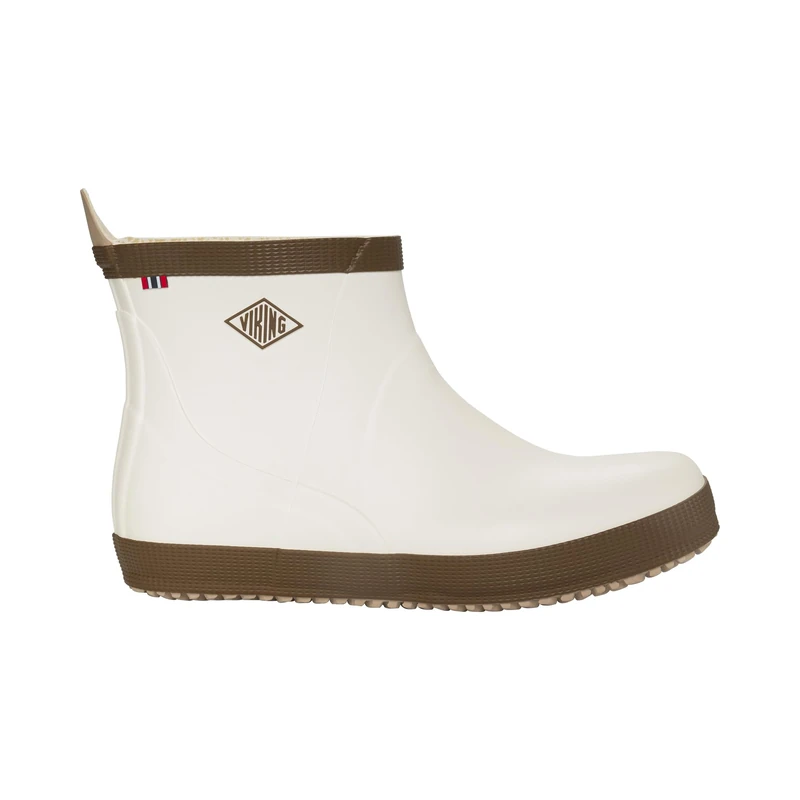 Viking Unisex Seilas Heritage LowRain Boot, Cream Brown, 7 UK