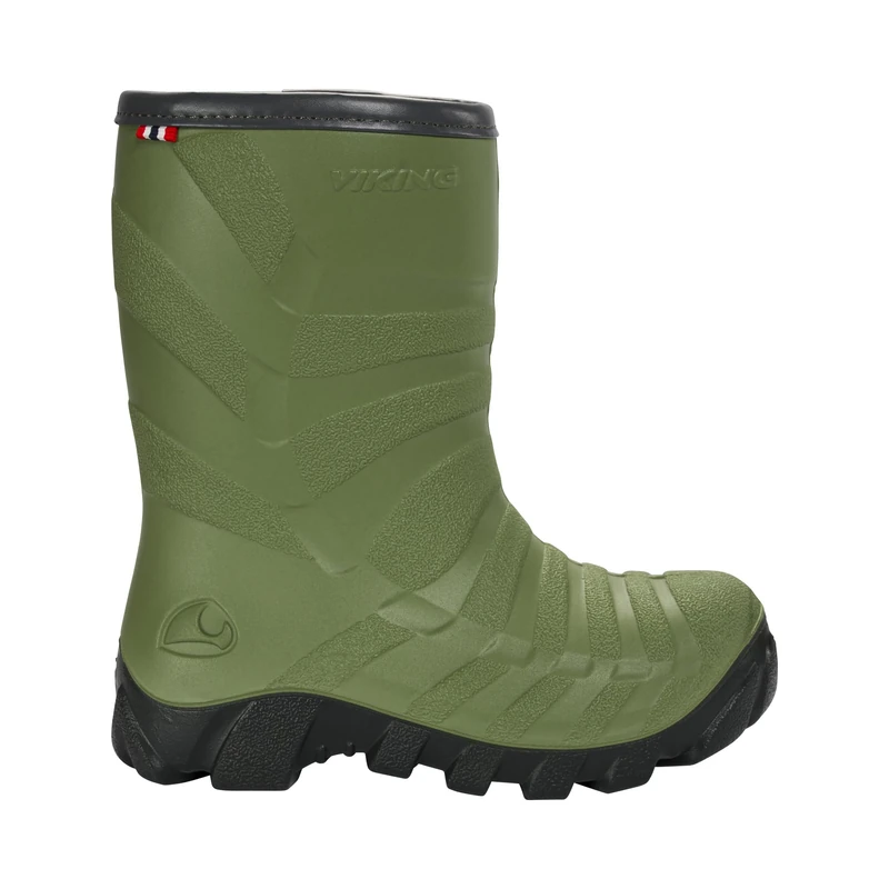 Viking Unisex Children's Ultra Warm Snow Boots, Green, 10.5 UK Child