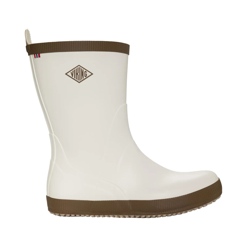 Viking Unisex Seilas Heritage Rain Boot, Cream Brown, 7 UK